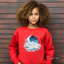 "Weißer Mond auf Wolken" Kids-Sweatshirt in verschiedenen Farben/Größen